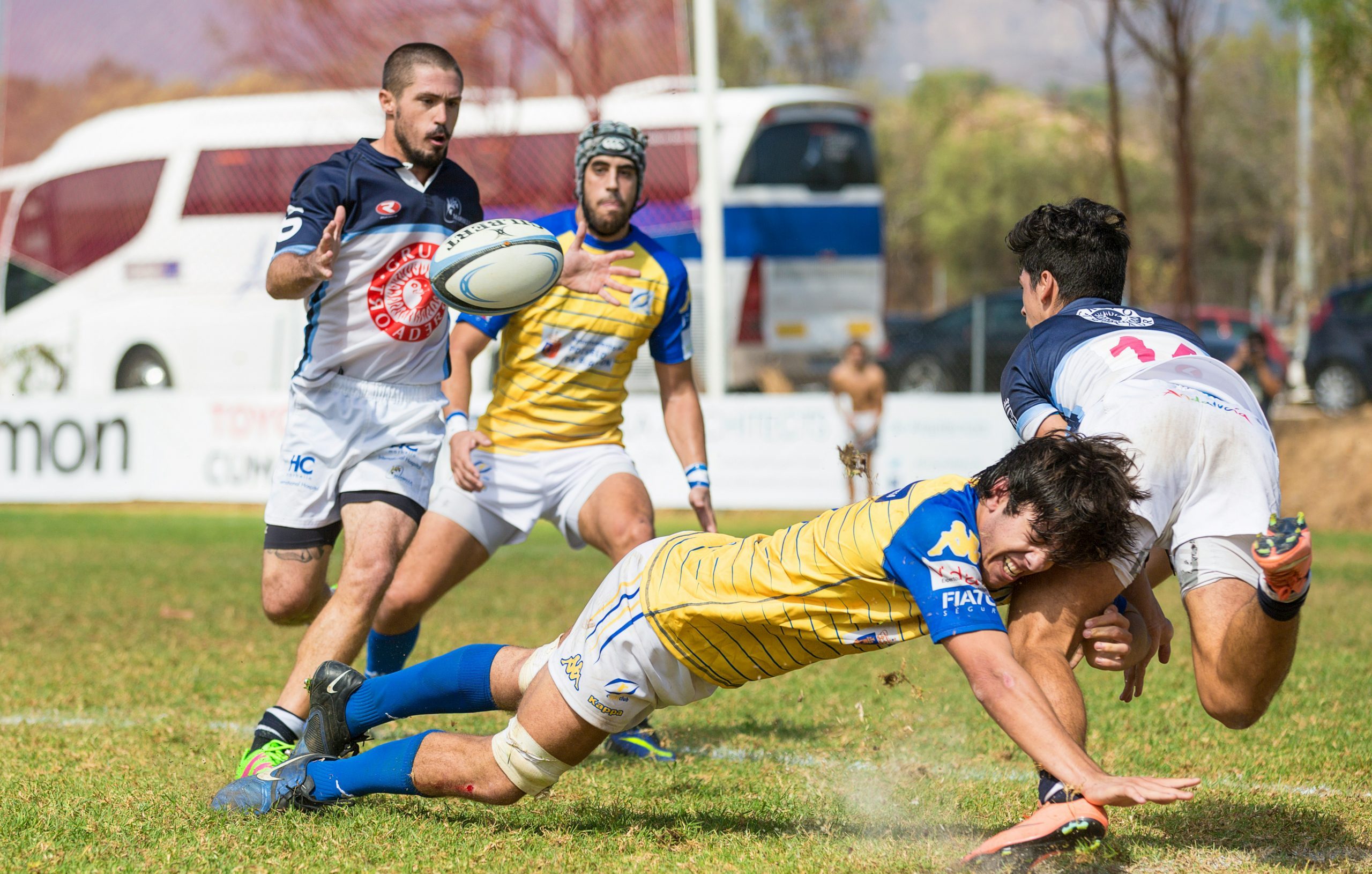 People playing rugby
